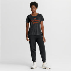 Cincinnati Bengals Women's Script Tri-Blend T-Shirt - Black - Nike