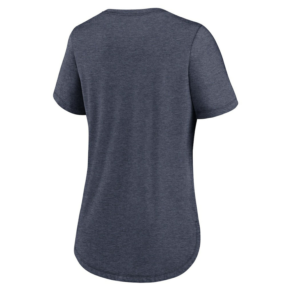Houston Texans Women's Script Tri-Blend T-Shirt - Navy - Nike