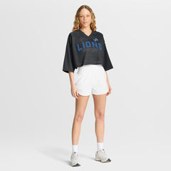 Detroit Lions Women's Primetime Cropped Mesh Dri-FIT Fashion Jersey - Black - Nike