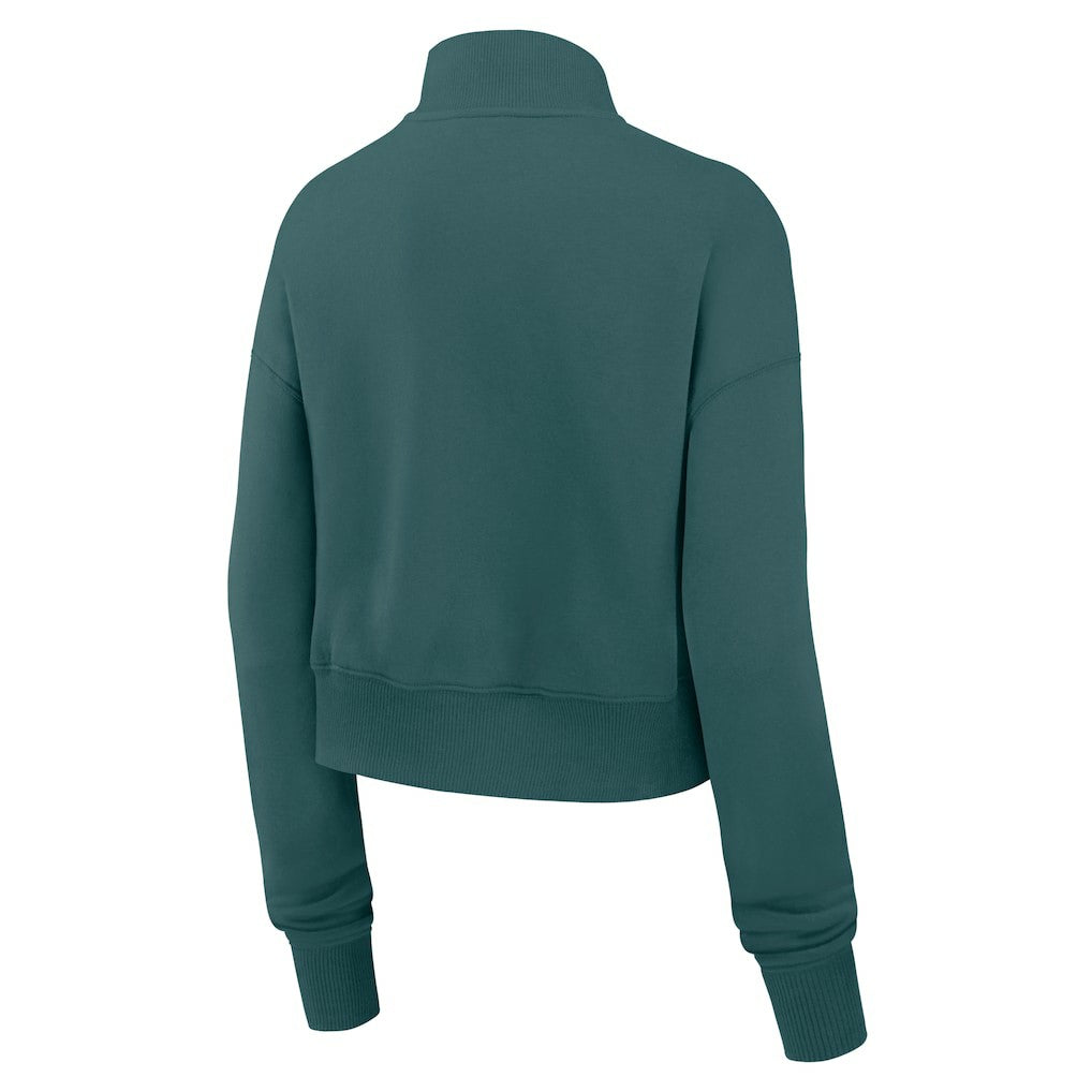 Philadelphia Eagles Women's Primetime Phoenix Half-Zip Sweatshirt - Midnight Green - Nike