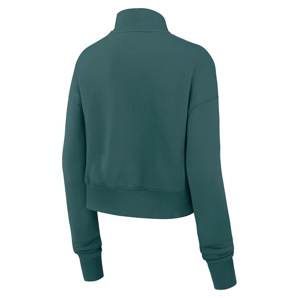 Philadelphia Eagles Women's Primetime Phoenix Half-Zip Sweatshirt - Midnight Green - Nike