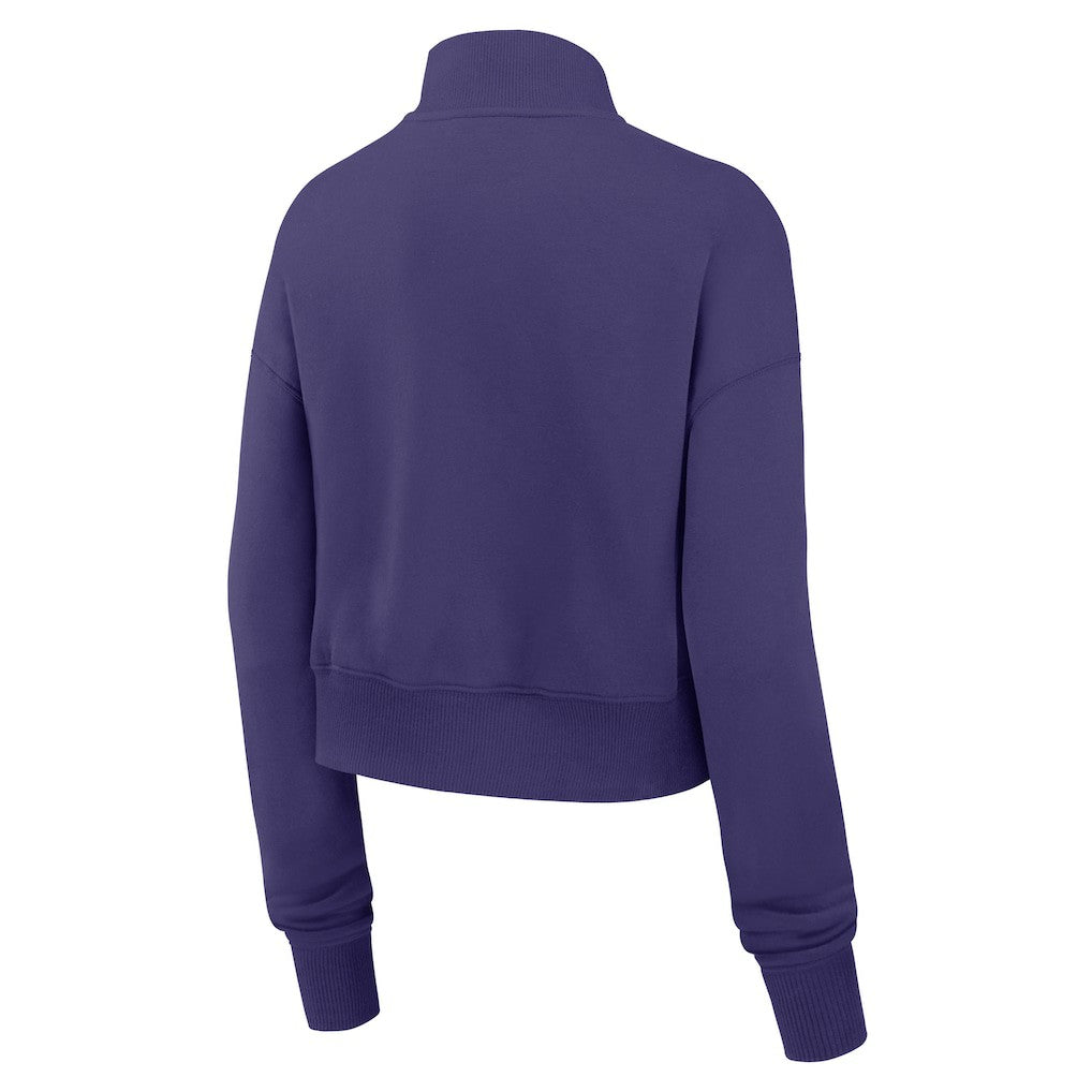 Baltimore Ravens Women's Primetime Phoenix Half-Zip Sweatshirt - Purple - Nike