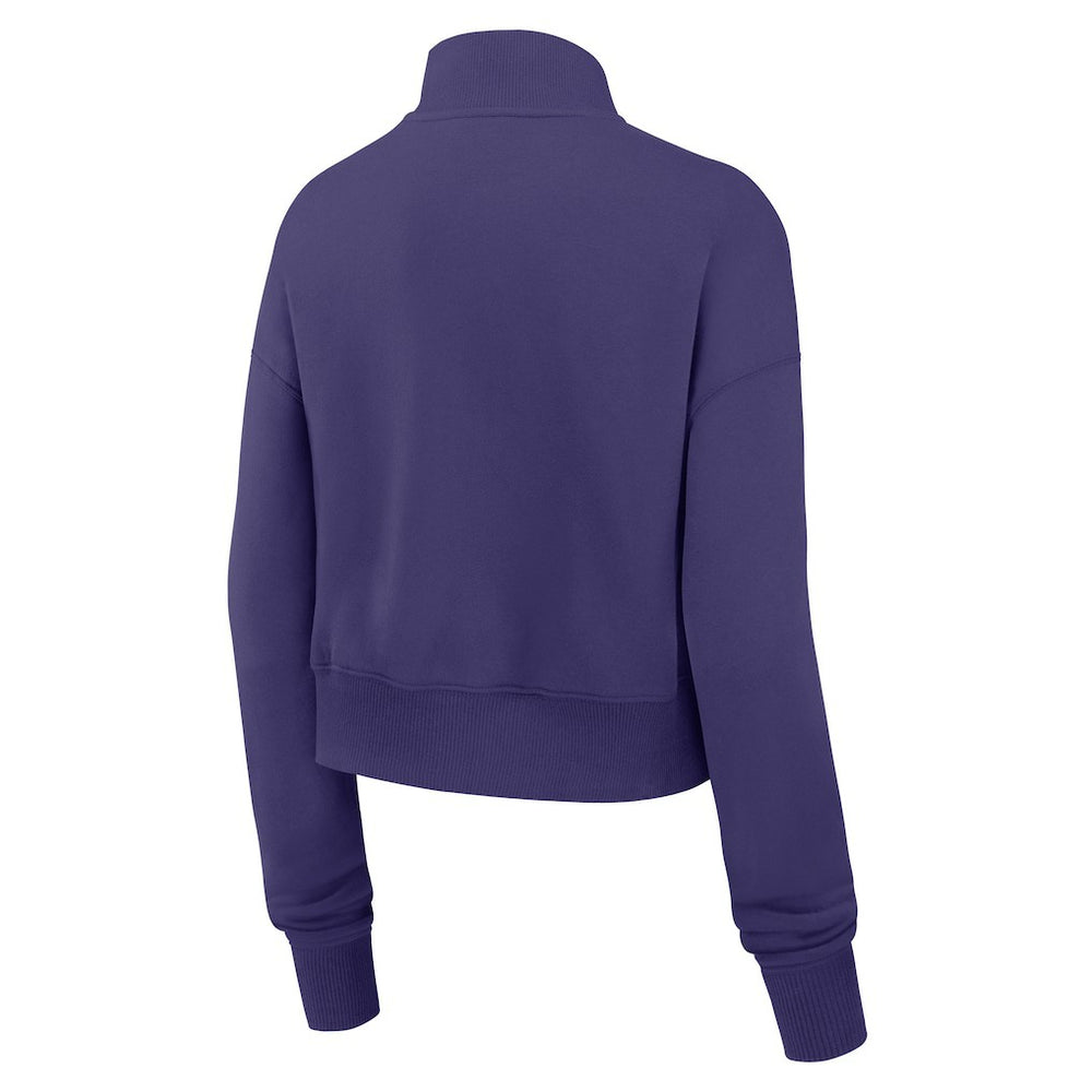 Baltimore Ravens Women's Primetime Phoenix Half-Zip Sweatshirt - Purple - Nike
