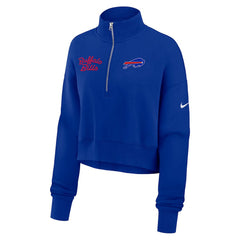 Buffalo Bills Women's Primetime Phoenix Half-Zip Sweatshirt - Royal - Nike