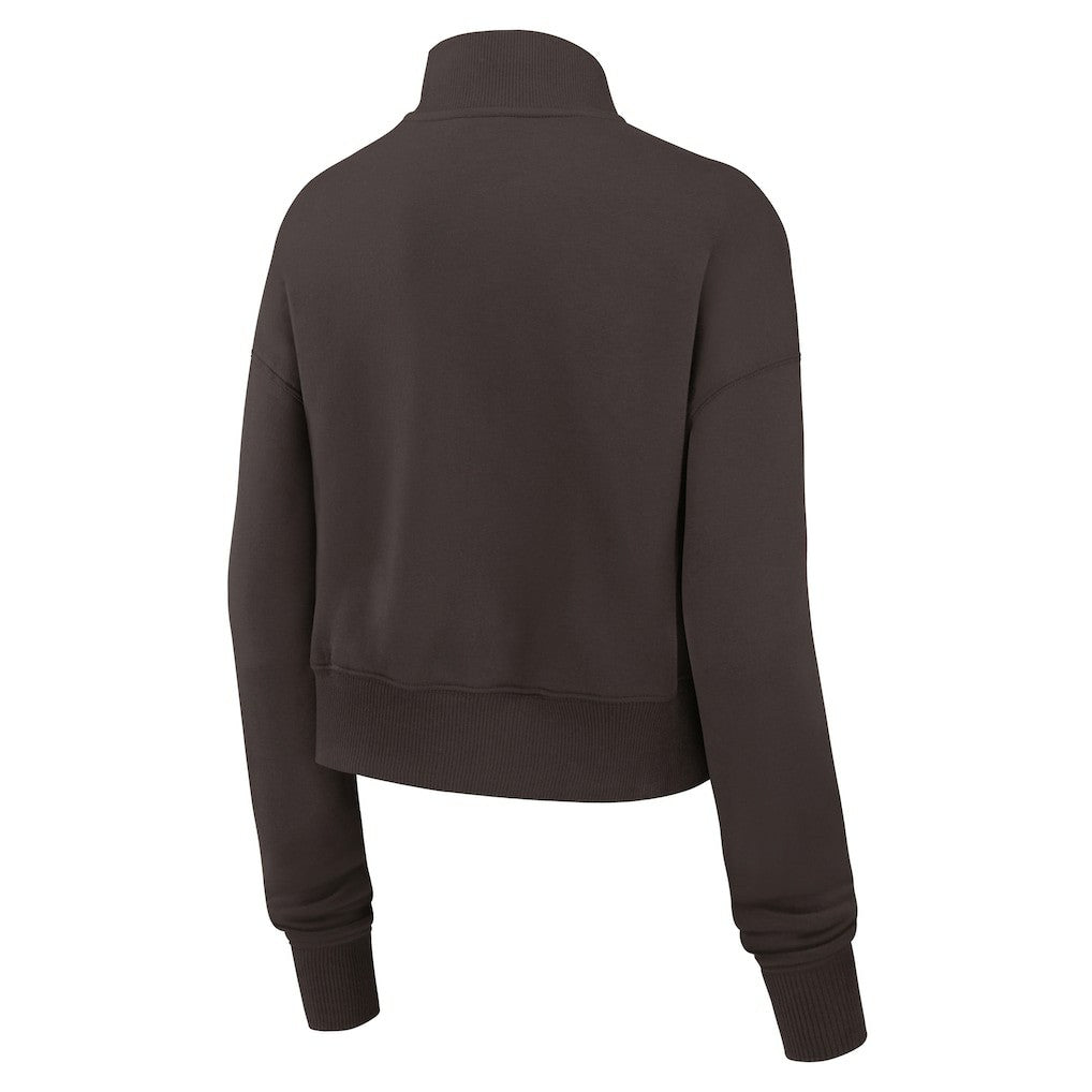 Cleveland Browns Women's Primetime Phoenix Half-Zip Sweatshirt - Brown - Nike
