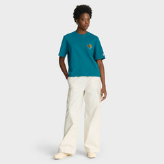 Jacksonville Jaguars Women's Rewind Pocket Boxy T-Shirt - Teal - Nike