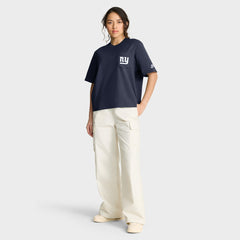 New York Giants Women's Rewind Pocket Boxy T-Shirt - Royal - Nike