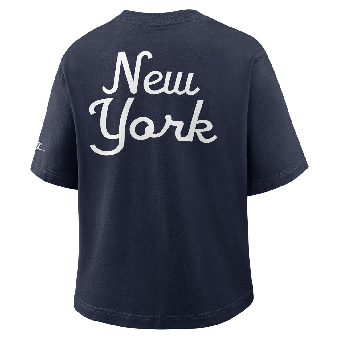 New York Giants Women's Rewind Pocket Boxy T-Shirt - Royal - Nike