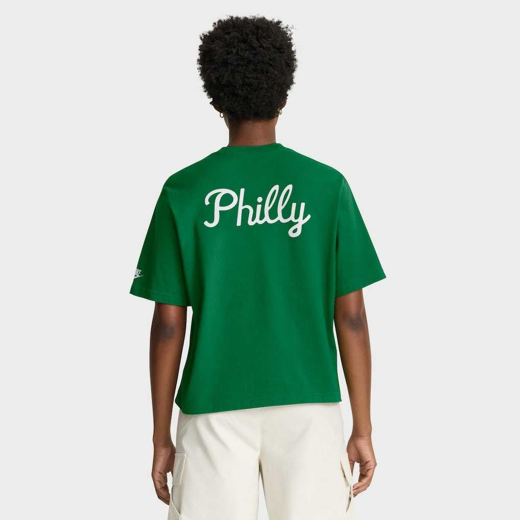 Philadelphia Eagles Women's Rewind Pocket Boxy T-Shirt - Kelly Green - Nike