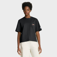 Cincinnati Bengals Women's Rewind Pocket Boxy T-Shirt - Black - Nike