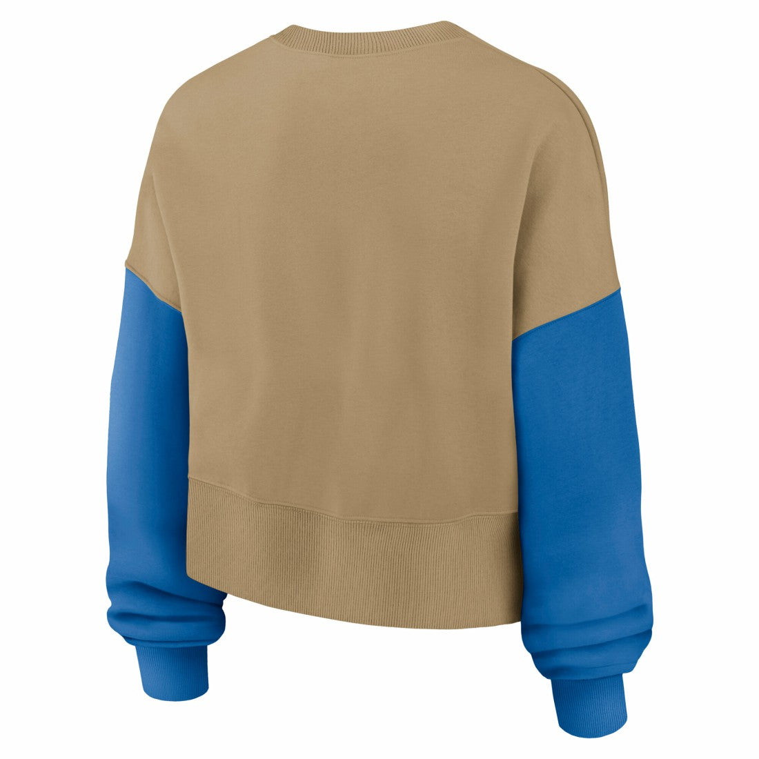 Detroit Lions Women's Oversized Rewind Pullover Sweatshirt - Tan - Nike