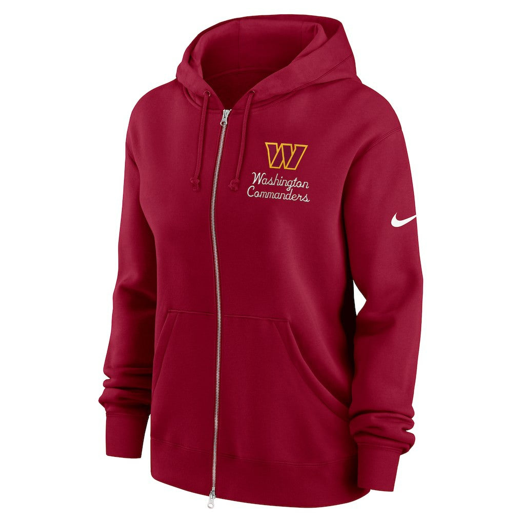 Washington Commanders Women's Phoenix Rewind Full-Zip Hoodie - Burgundy - Nike