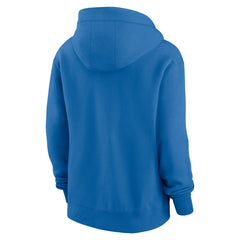 Detroit Lions Women's Phoenix Rewind Full-Zip Hoodie - Blue - Nike
