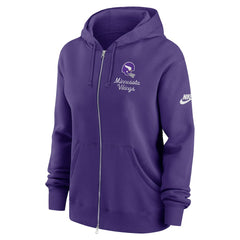 Minnesota Vikings Women's Phoenix Rewind Full-Zip Hoodie - Purple - Nike