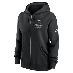 Pittsburgh Steelers Women's Phoenix Rewind Full-Zip Hoodie - Black - Nike