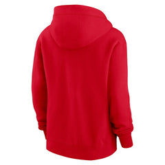 San Francisco 49ers Women's Phoenix Rewind Full-Zip Hoodie - Scarlet - Nike