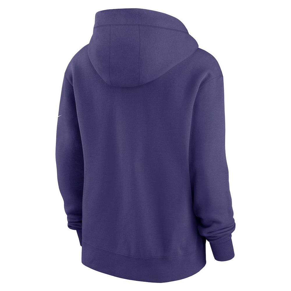 Baltimore Ravens Women's Phoenix Rewind Full-Zip Hoodie - Purple - Nike