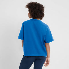 Detroit Lions Women's Essential Script Relaxed Boxy T-Shirt - Blue - Nike