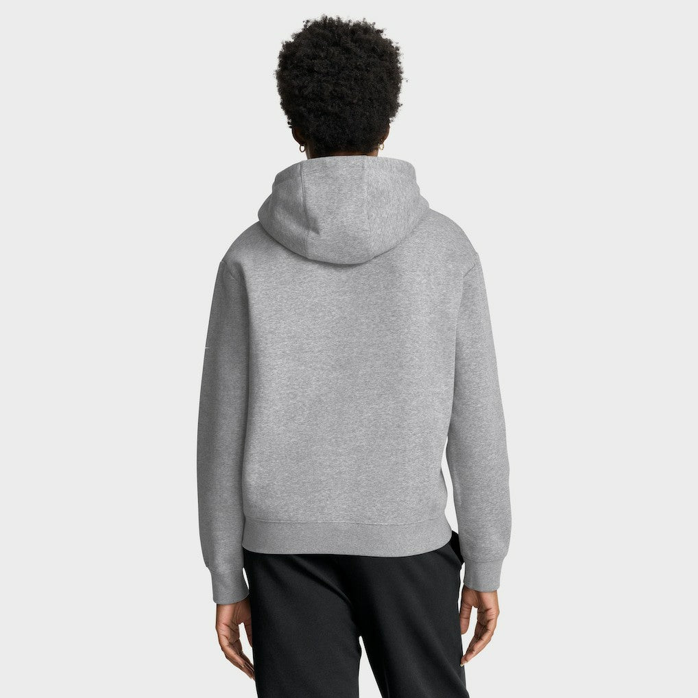 New York Giants Women's Club Fleece Hoodie - Heather Gray - Nike