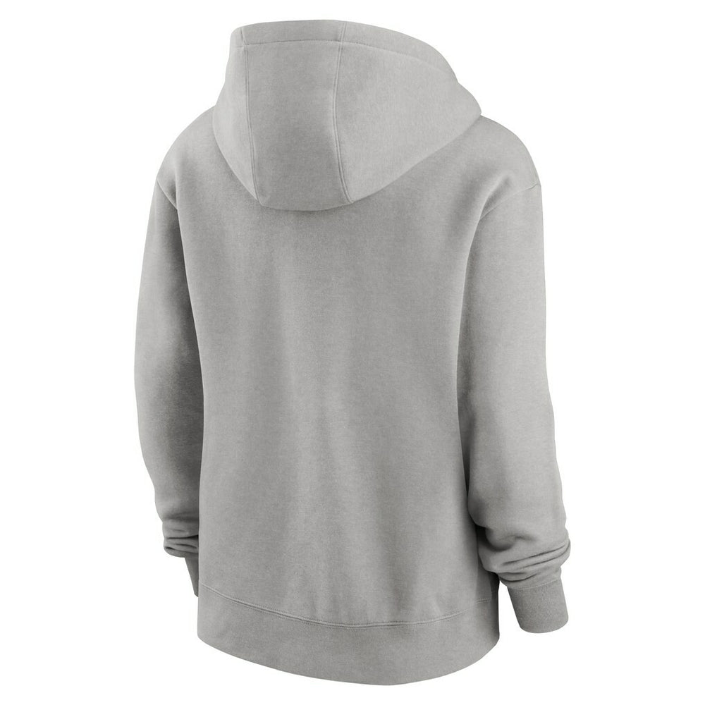 New York Giants Women's Club Fleece Hoodie - Heather Gray - Nike