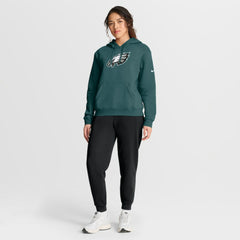 Philadelphia Eagles Women's Club Fleece Hoodie - Midnight Green - Nike