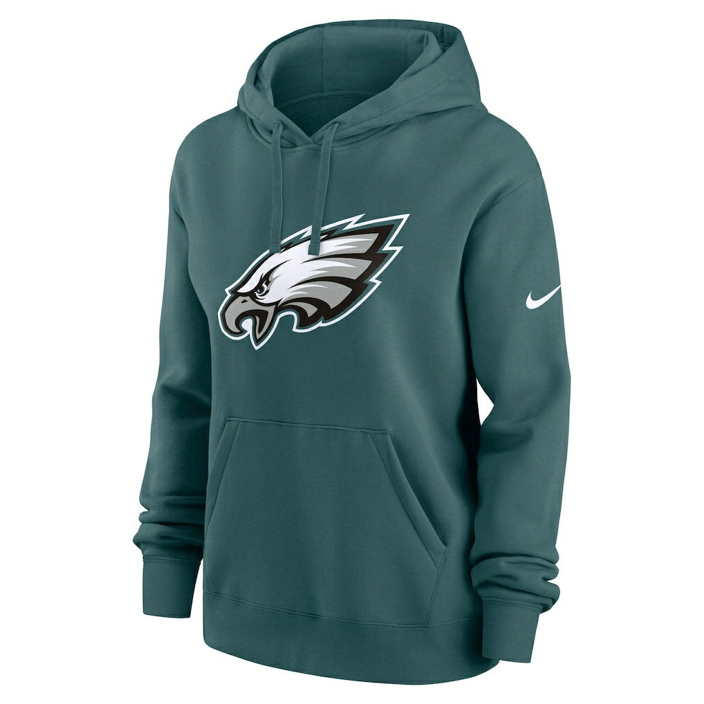 Philadelphia Eagles Women's Club Fleece Hoodie - Midnight Green - Nike