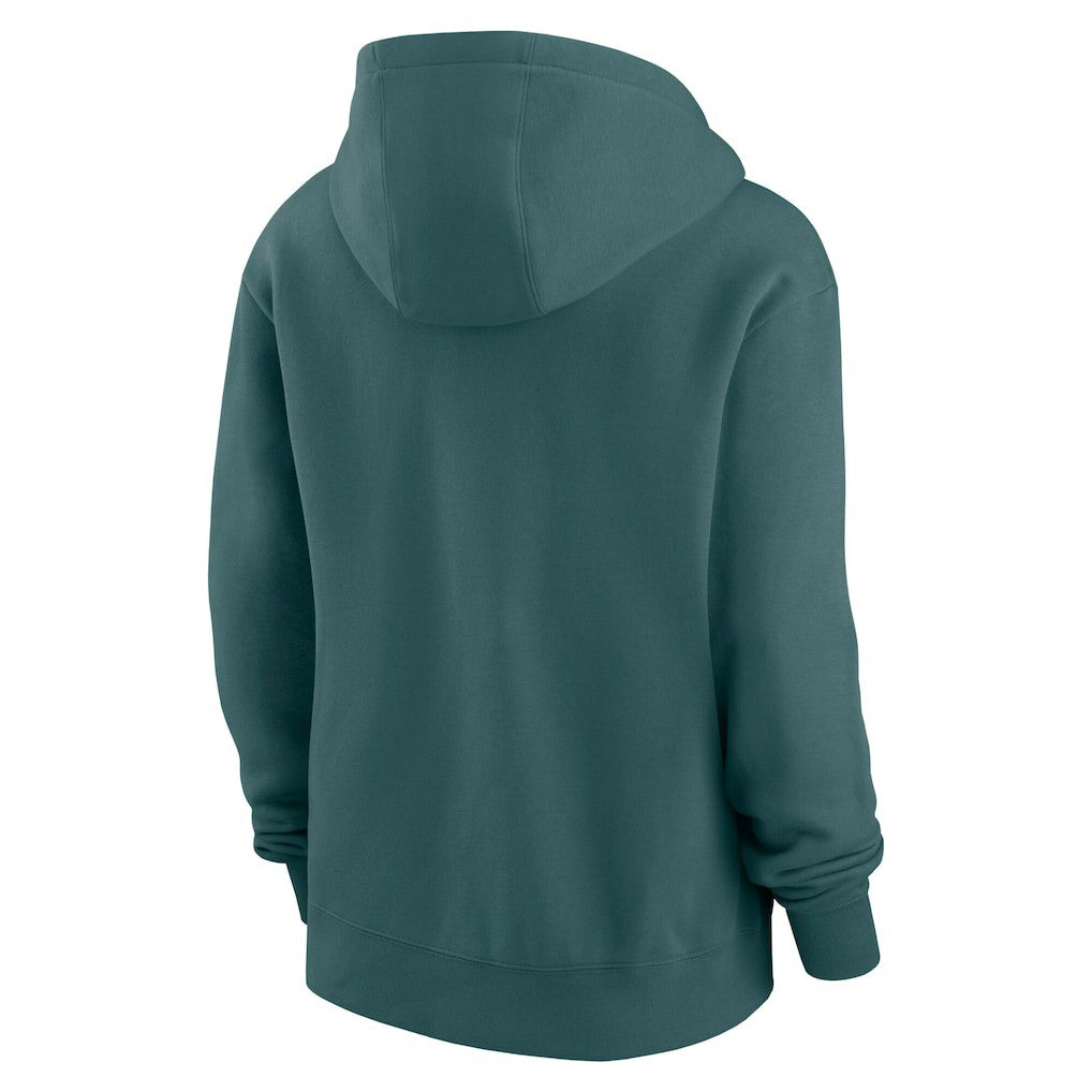 Philadelphia Eagles Women's Club Fleece Hoodie - Midnight Green - Nike