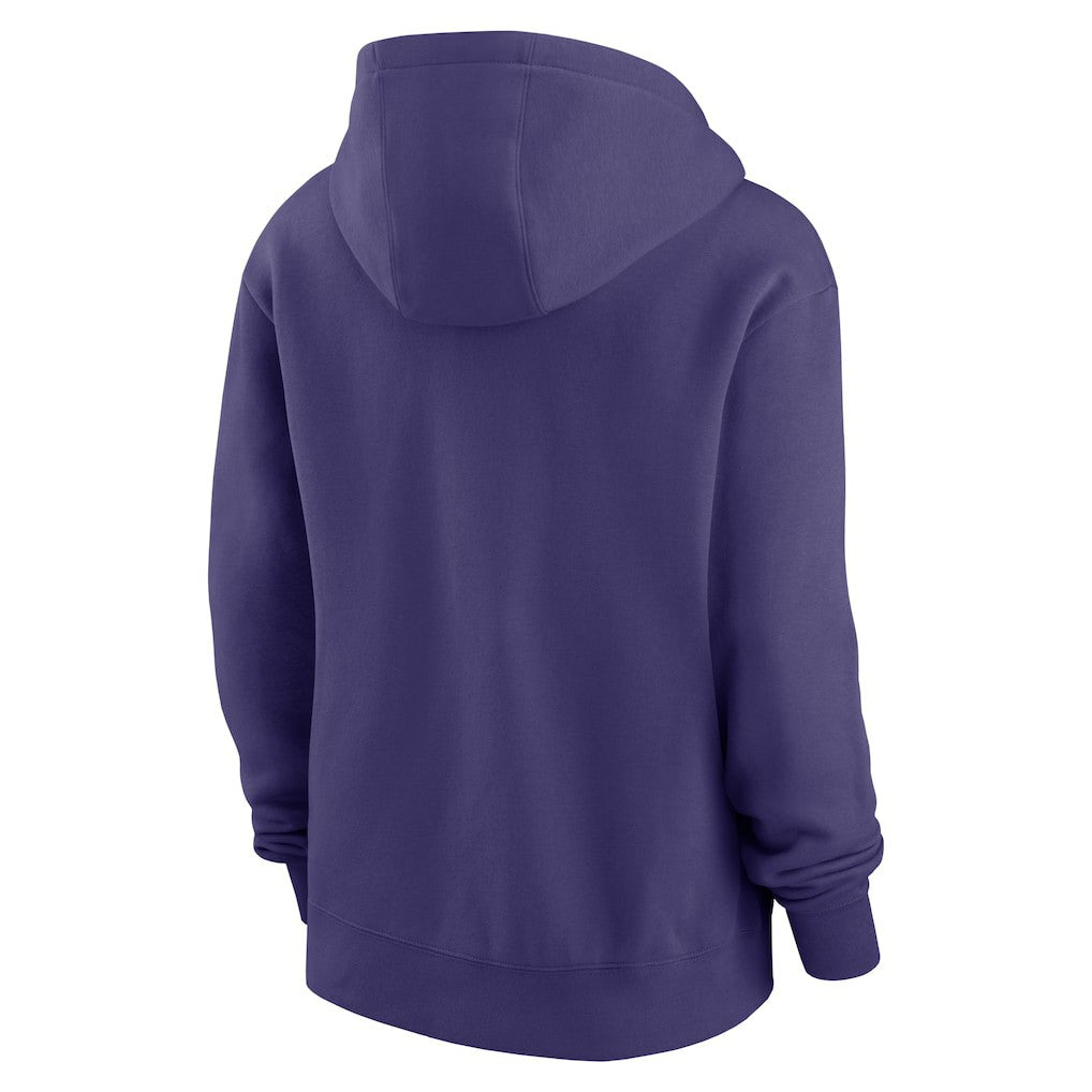 Baltimore Ravens Women's Club Fleece Hoodie - Purple - Nike