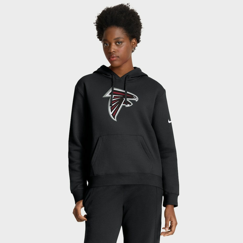 Atlanta Falcons Women's Club Fleece Hoodie - Black - Nike