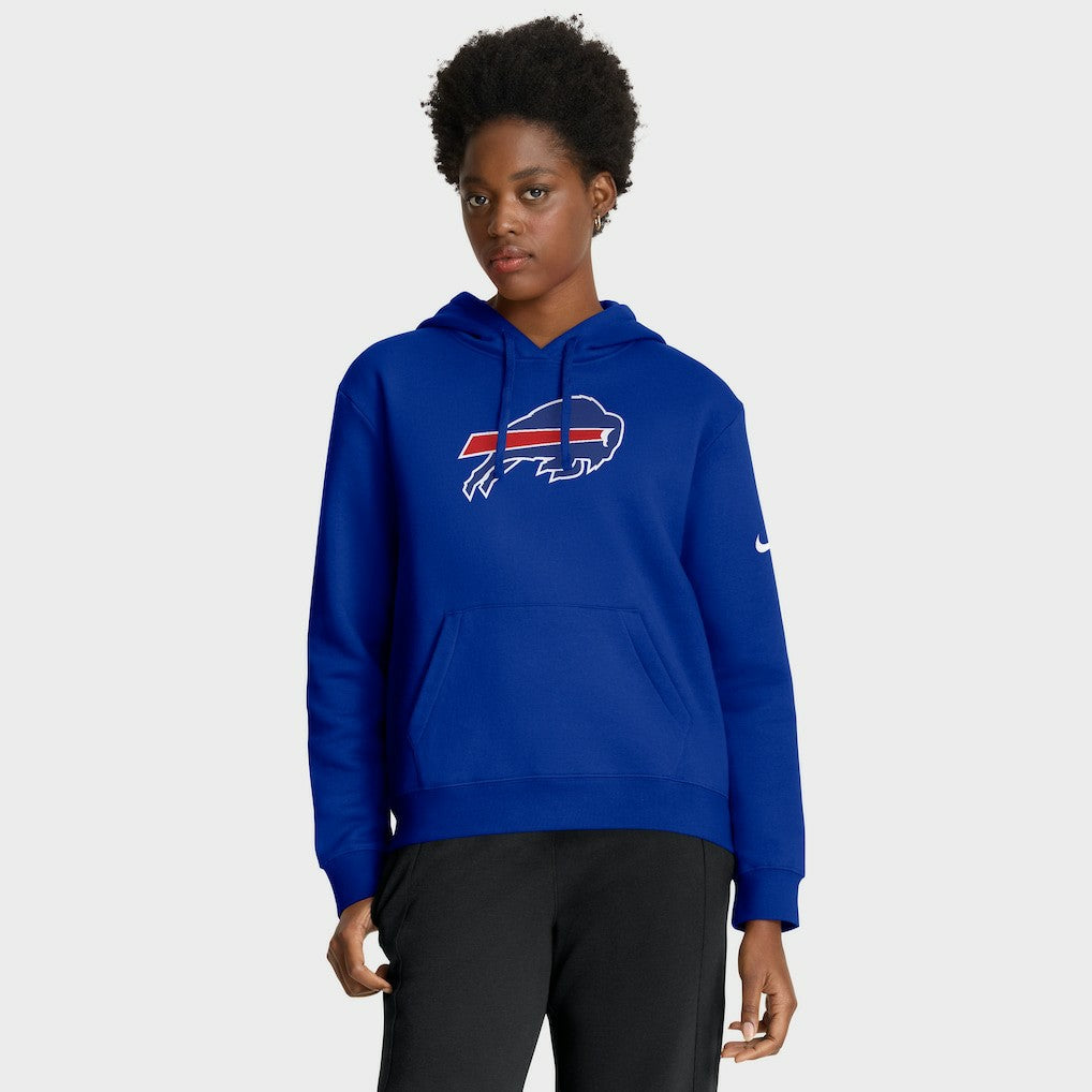 Buffalo Bills Women's Club Fleece Hoodie - Royal - Nike