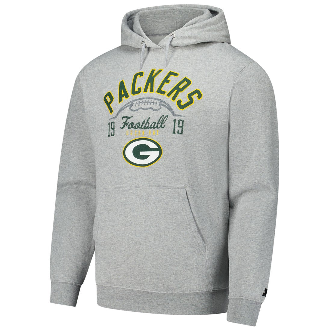 Green Bay Packers Starter Pullover Hoodie - Heather Gray - NFL