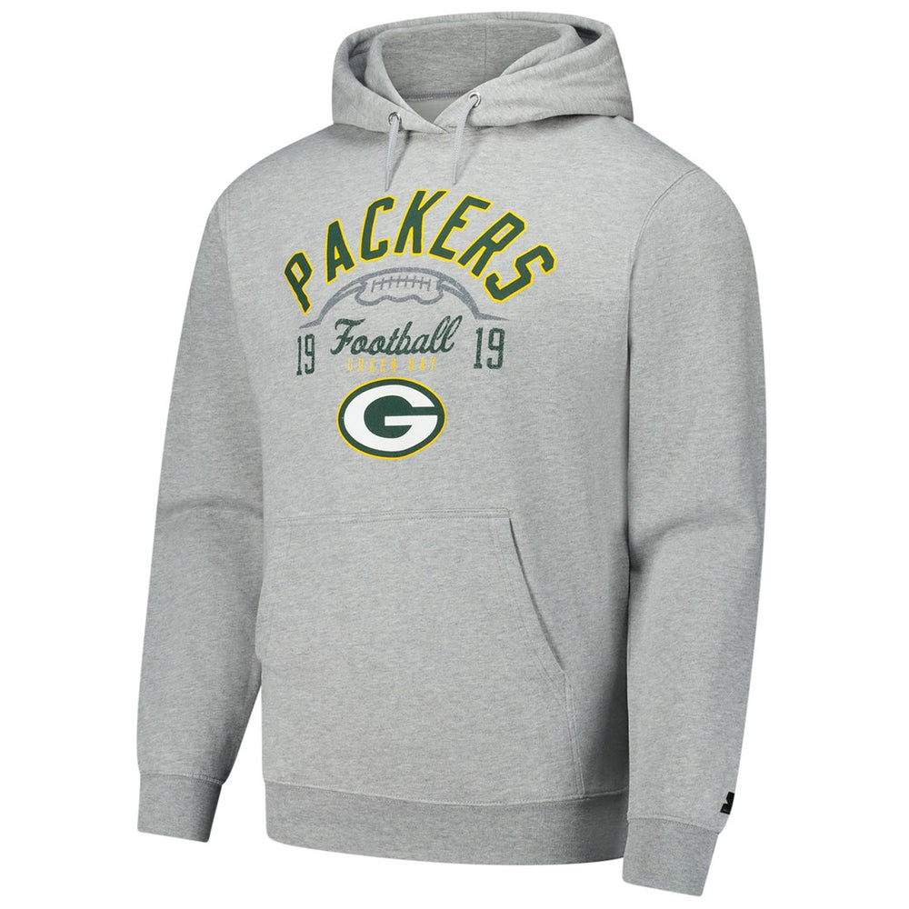 Green Bay Packers Starter Pullover Hoodie - Heather Gray - NFL