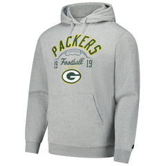 Green Bay Packers Starter Pullover Hoodie - Heather Gray - NFL