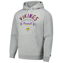 Minnesota Vikings Starter Pullover Hoodie - Heather Gray - NFL