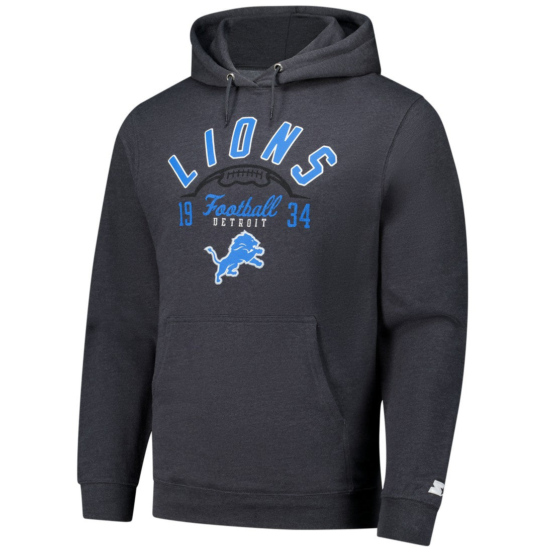 Detroit Lions Starter Pullover Hoodie - Charcoal - NFL
