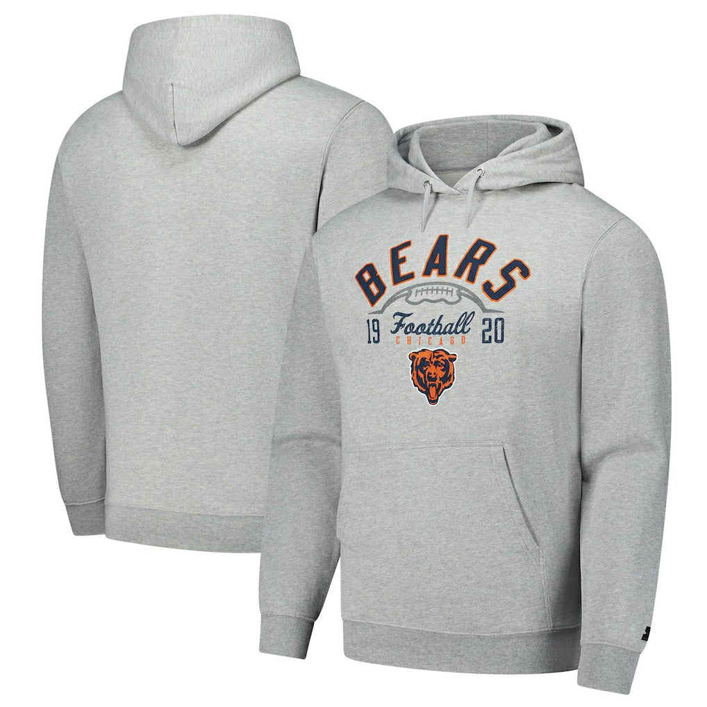 Chicago Bears Starter Pullover Hoodie - Heather Gray - NFL