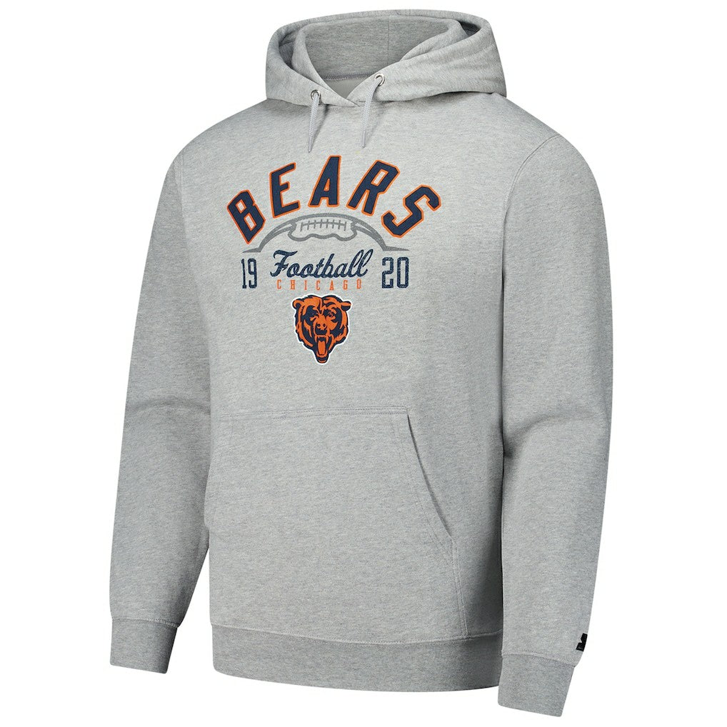 Chicago Bears Starter Pullover Hoodie - Heather Gray - NFL