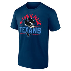 Houston Texans H-Town Helmet T-Shirt - Navy - Fanatics