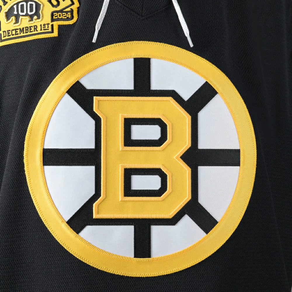 Boston Bruins Fanatics 100th Anniversary Authentic Pro Jersey - Black | Fanatics near me