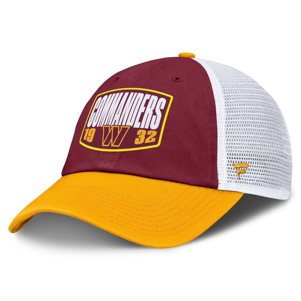 Washington Commanders Franchise Trucker Adjustable Hat - Burgundy/Gold - Fanatics