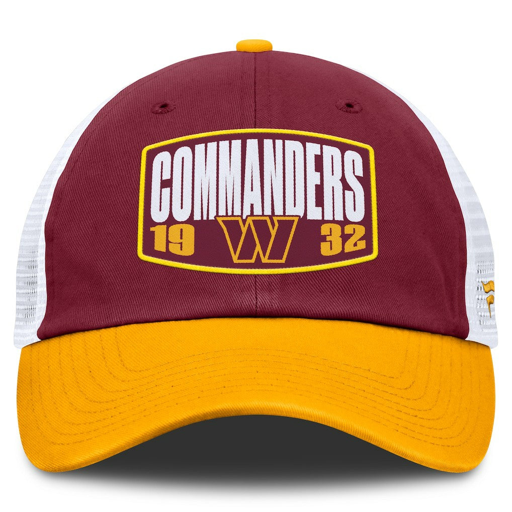 Washington Commanders Franchise Trucker Adjustable Hat - Burgundy/Gold - Fanatics