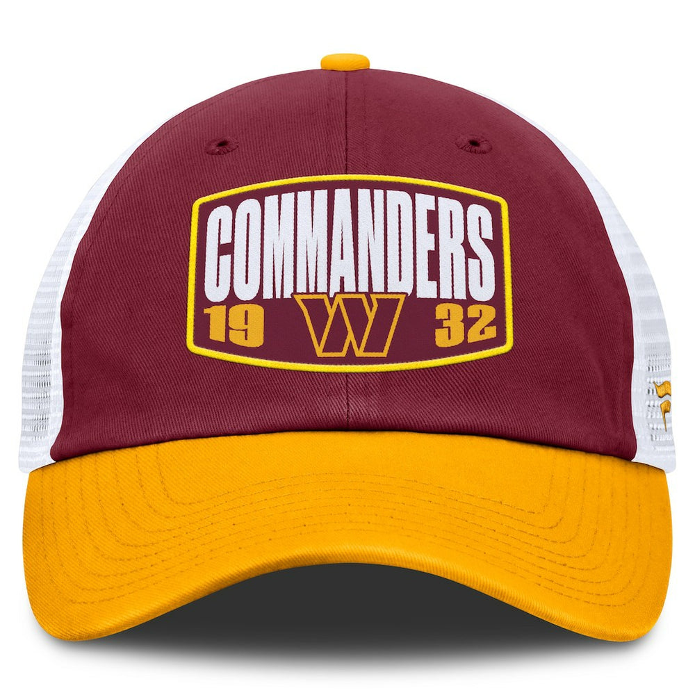 Washington Commanders Franchise Trucker Adjustable Hat - Burgundy/Gold - Fanatics