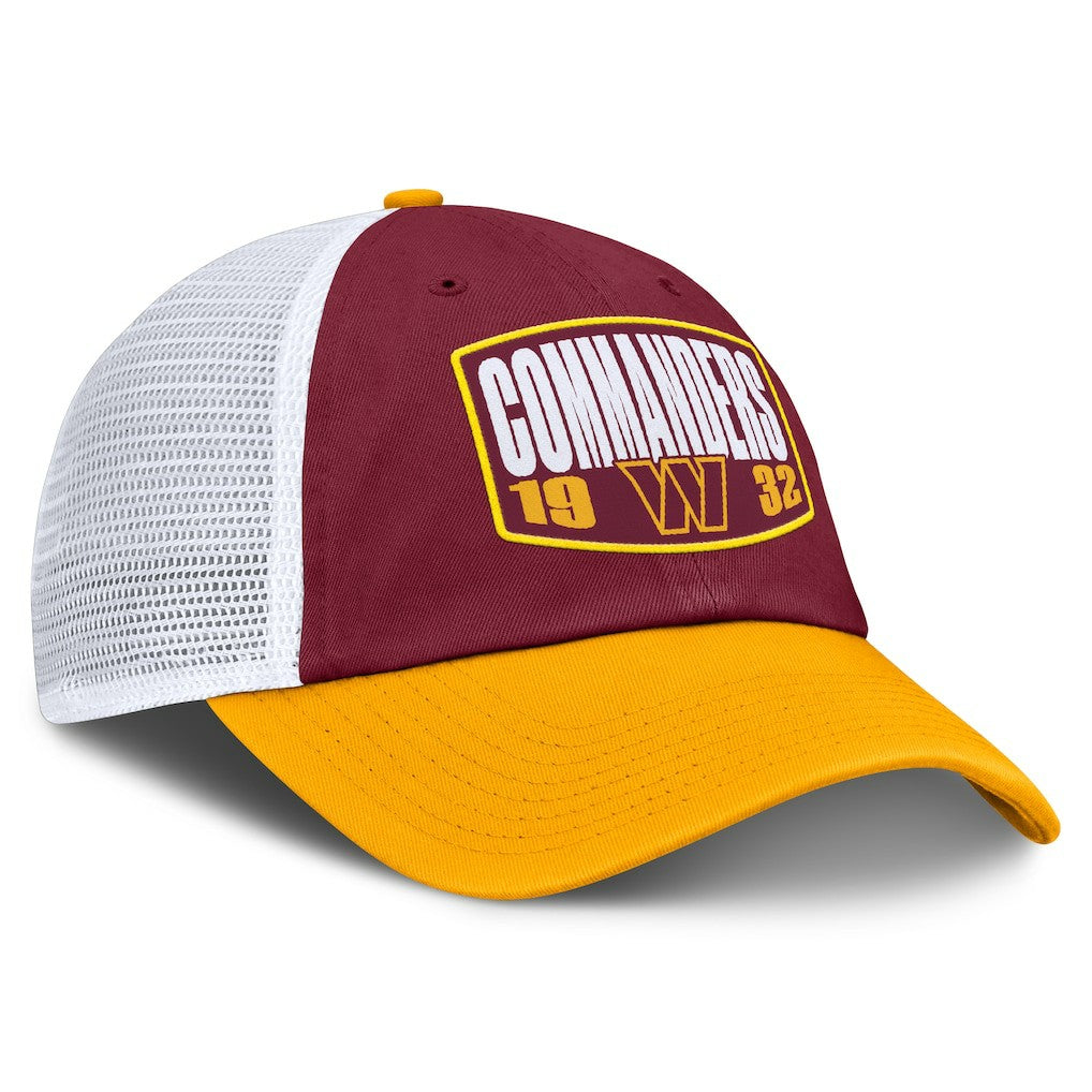 Washington Commanders Franchise Trucker Adjustable Hat - Burgundy/Gold - Fanatics
