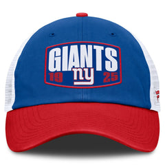 New York Giants Franchise Trucker Adjustable Hat - Royal/Red - Fanatics