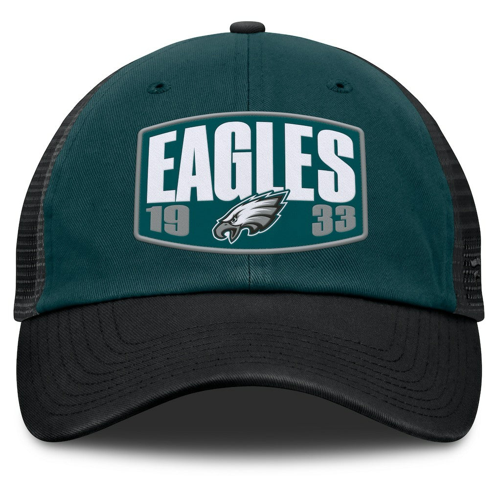 Philadelphia Eagles Franchise Trucker Adjustable Hat - Midnight Green/Black - Fanatics