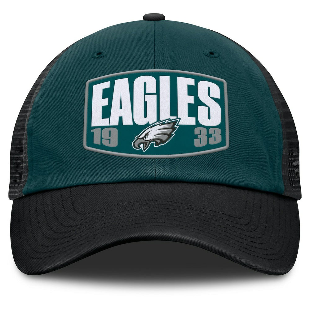 Philadelphia Eagles Franchise Trucker Adjustable Hat - Midnight Green/Black - Fanatics