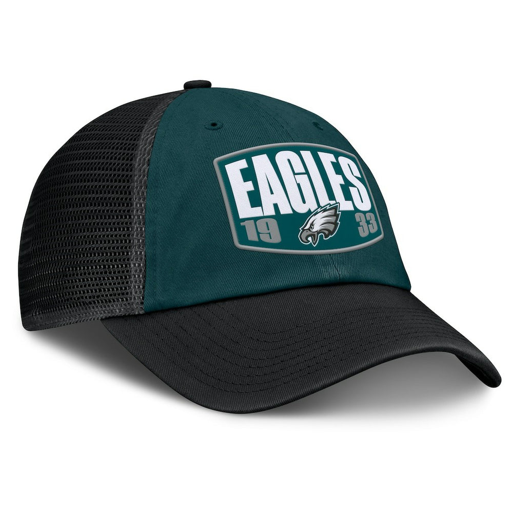 Philadelphia Eagles Franchise Trucker Adjustable Hat - Midnight Green/Black - Fanatics