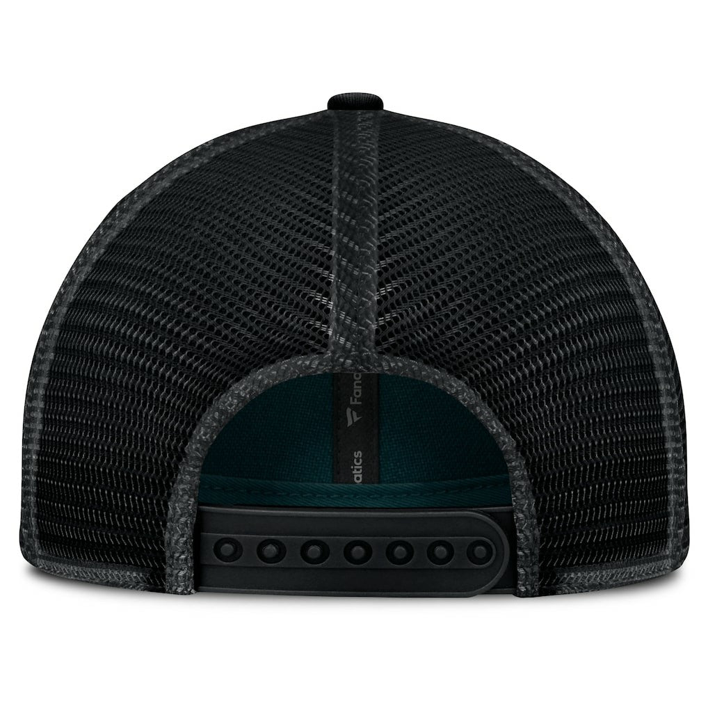 Philadelphia Eagles Franchise Trucker Adjustable Hat - Midnight Green/Black - Fanatics