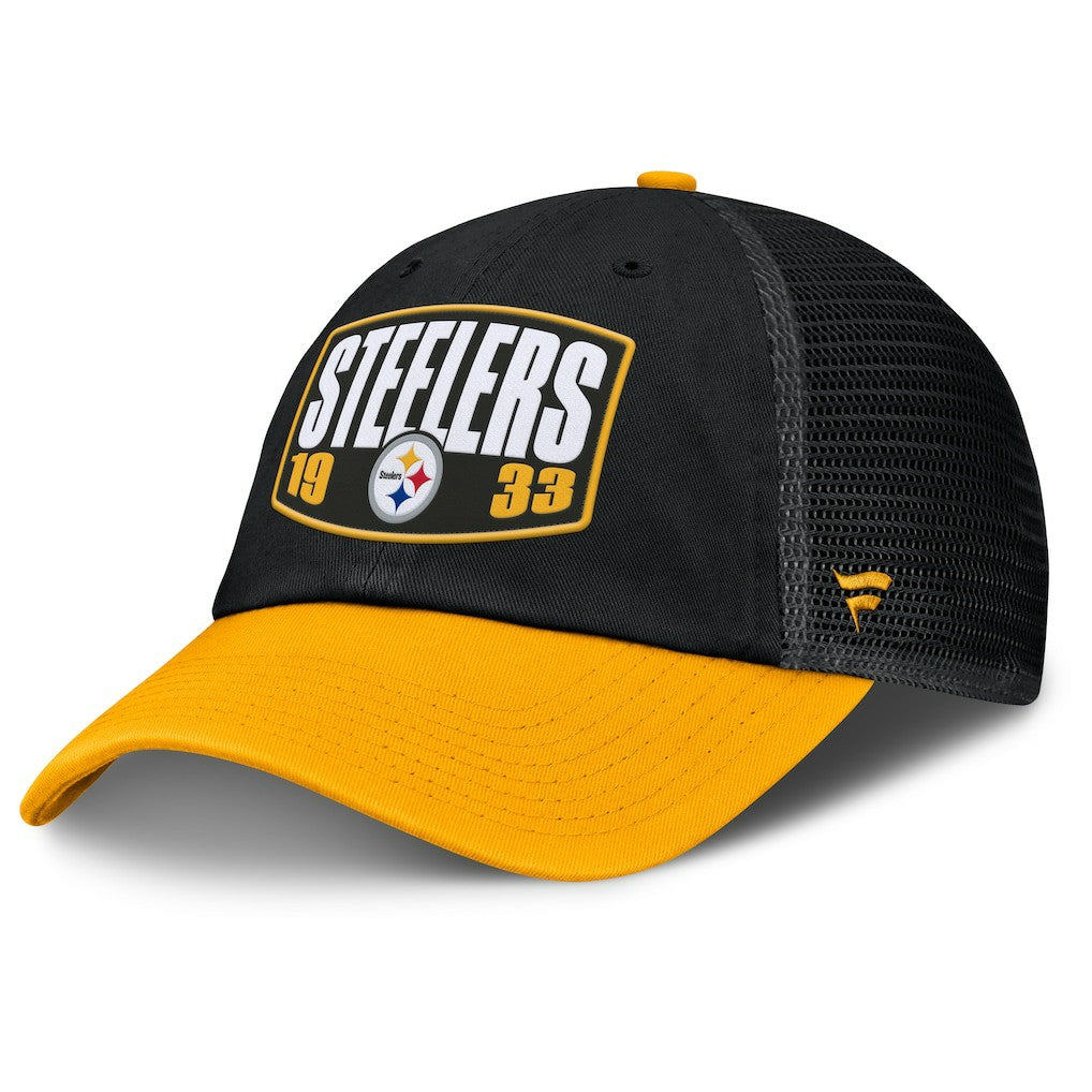 Pittsburgh Steelers Franchise Trucker Adjustable Hat - Black/Gold - Fanatics
