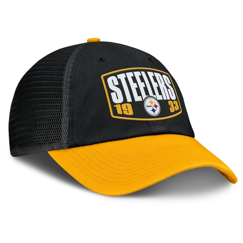 Pittsburgh Steelers Franchise Trucker Adjustable Hat - Black/Gold - Fanatics